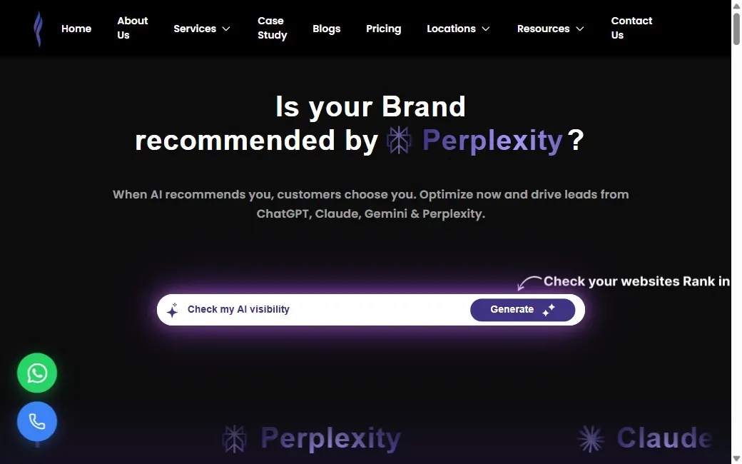 Ferventers homepage, built by Velonix